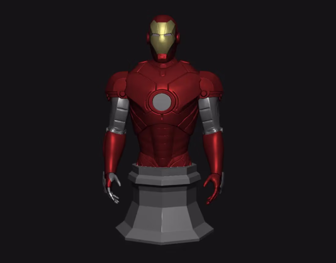 Cover image for Ironman 3D model :: Behance