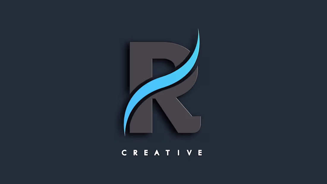 Cover image for R professional logo design in pixellab | How to pixellab R logo…