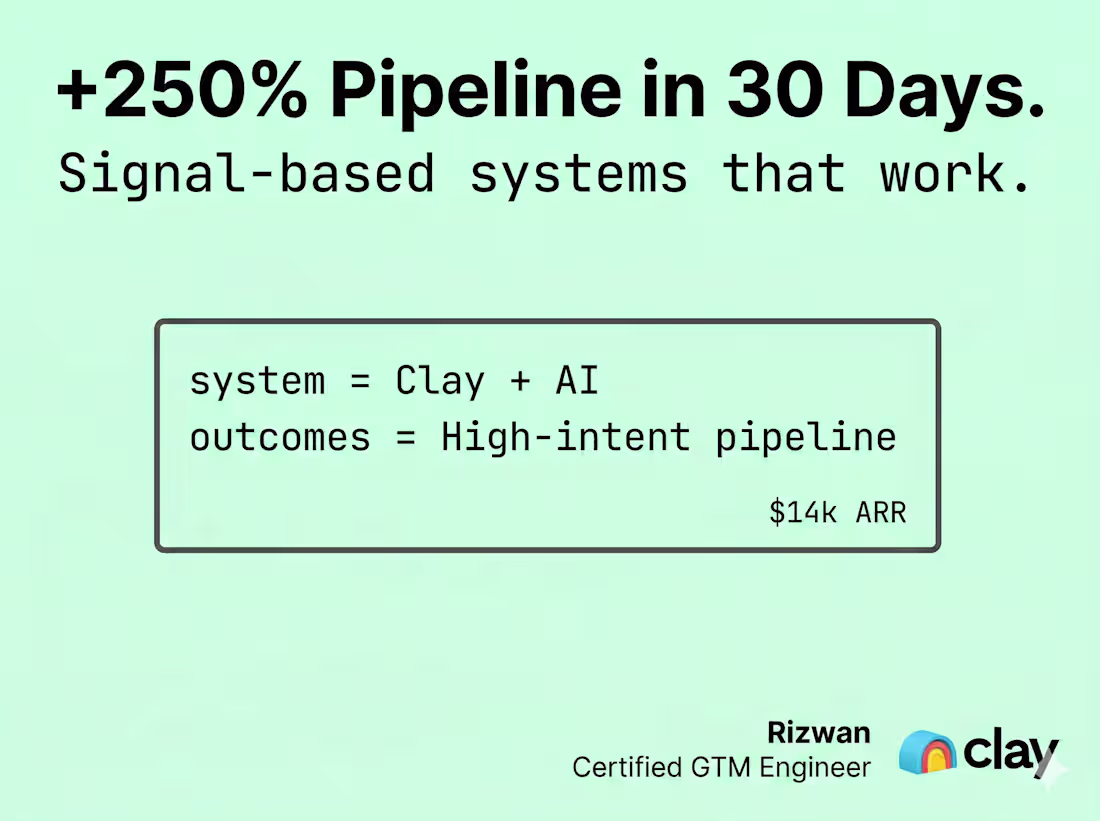Cover image for Signal-Based Outbound System (Clay + Smartlead/Instantly  + n8n)