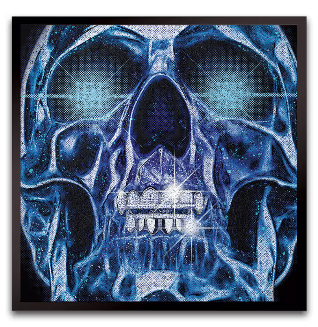 Cover image for Night Lights Grill Skull Tee