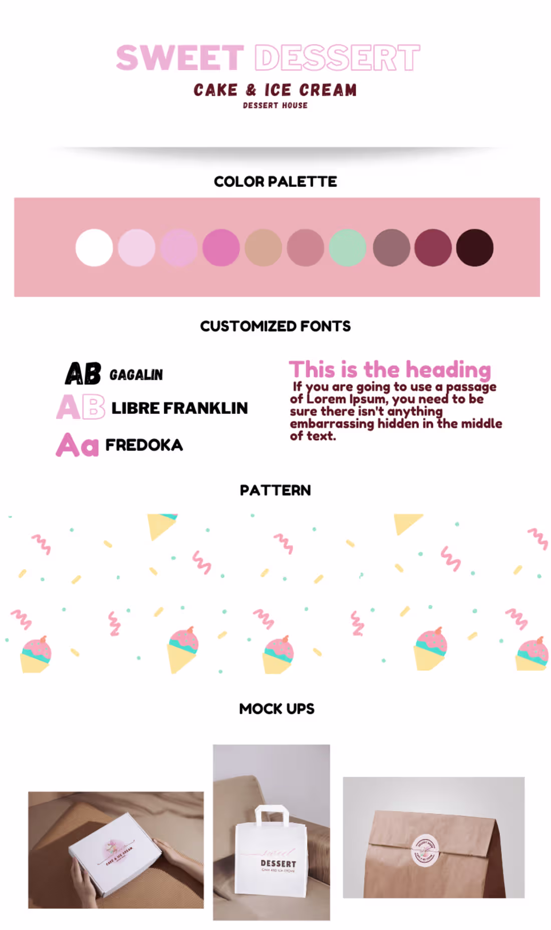 Cover image for Sweet Desert - Logo Design and Business Card