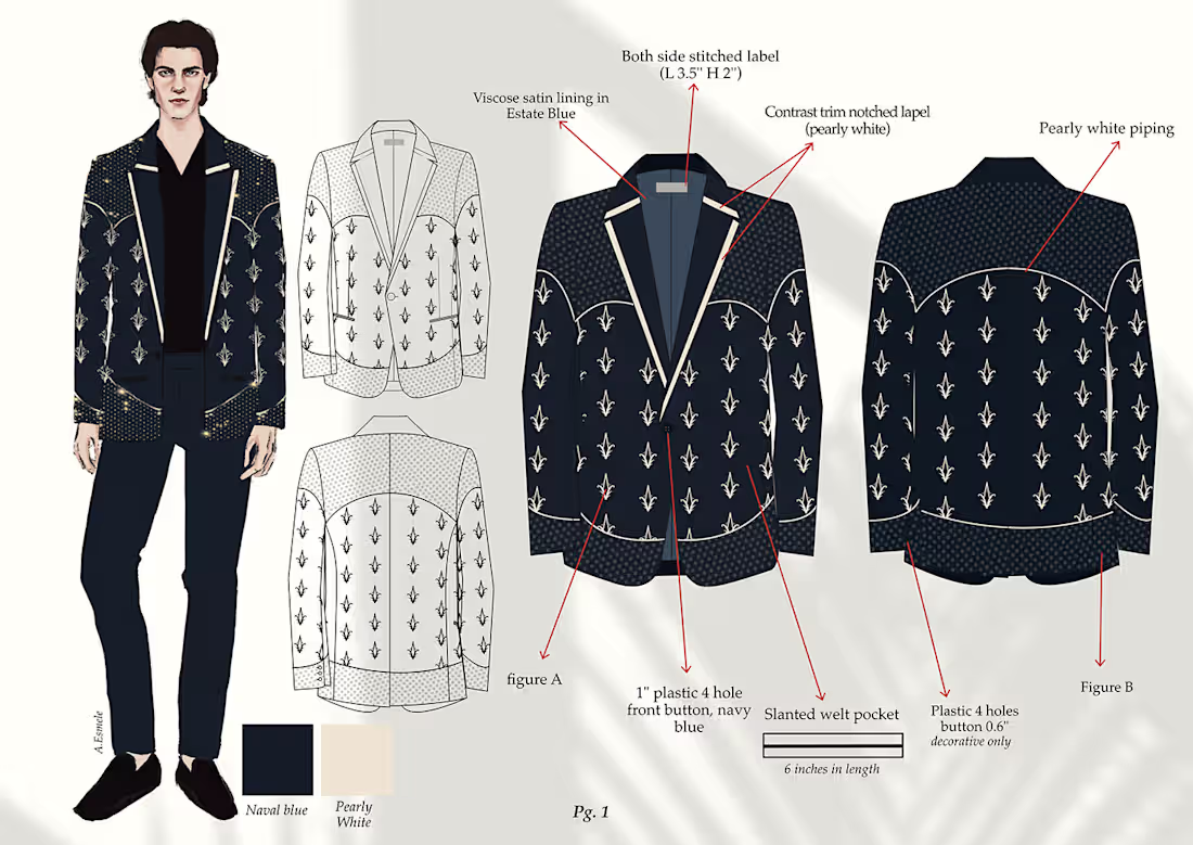 Cover image for CLIENT: S.Cohen Suit Jacket