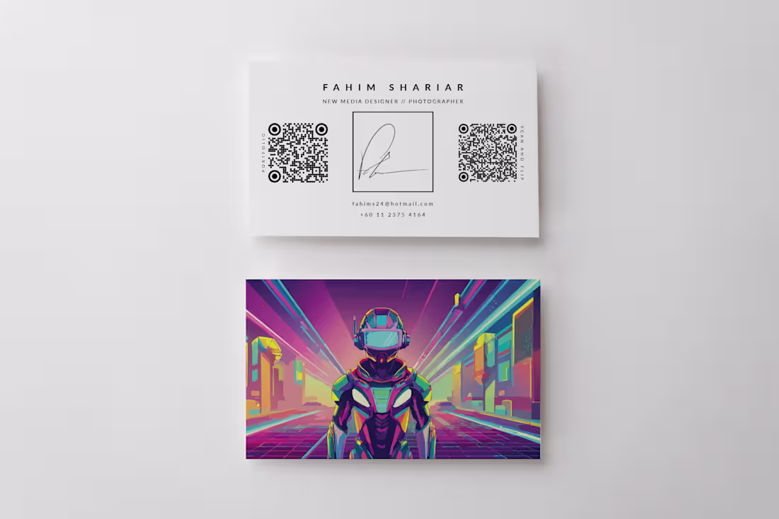 Cover image for Augmented Reality Business Card Design