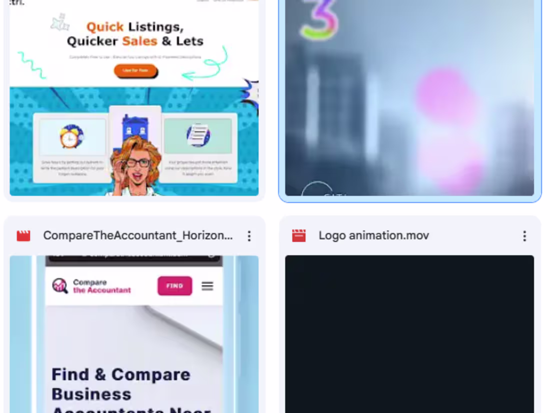 Cover image for Motion grafics and logo animations