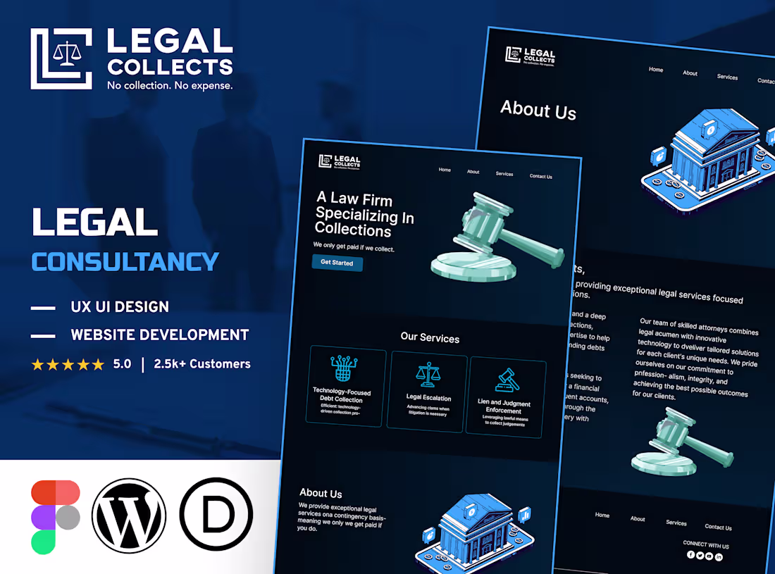 Cover image for UI/UX Design for Legal Consultancies