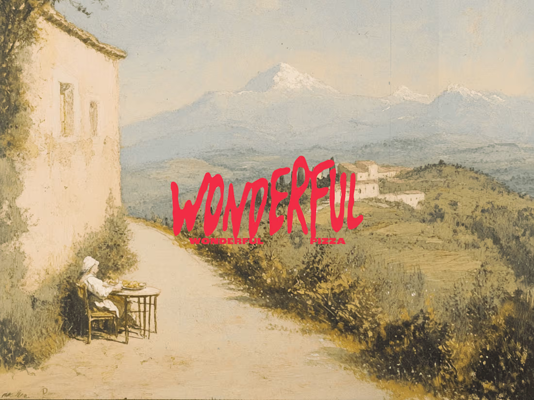 Cover image for WONDERFUL PIZZA __ BRANDING