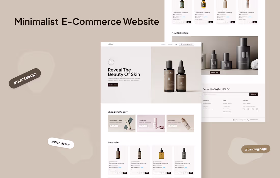 Cover image for Minimalist Ecommerce Website