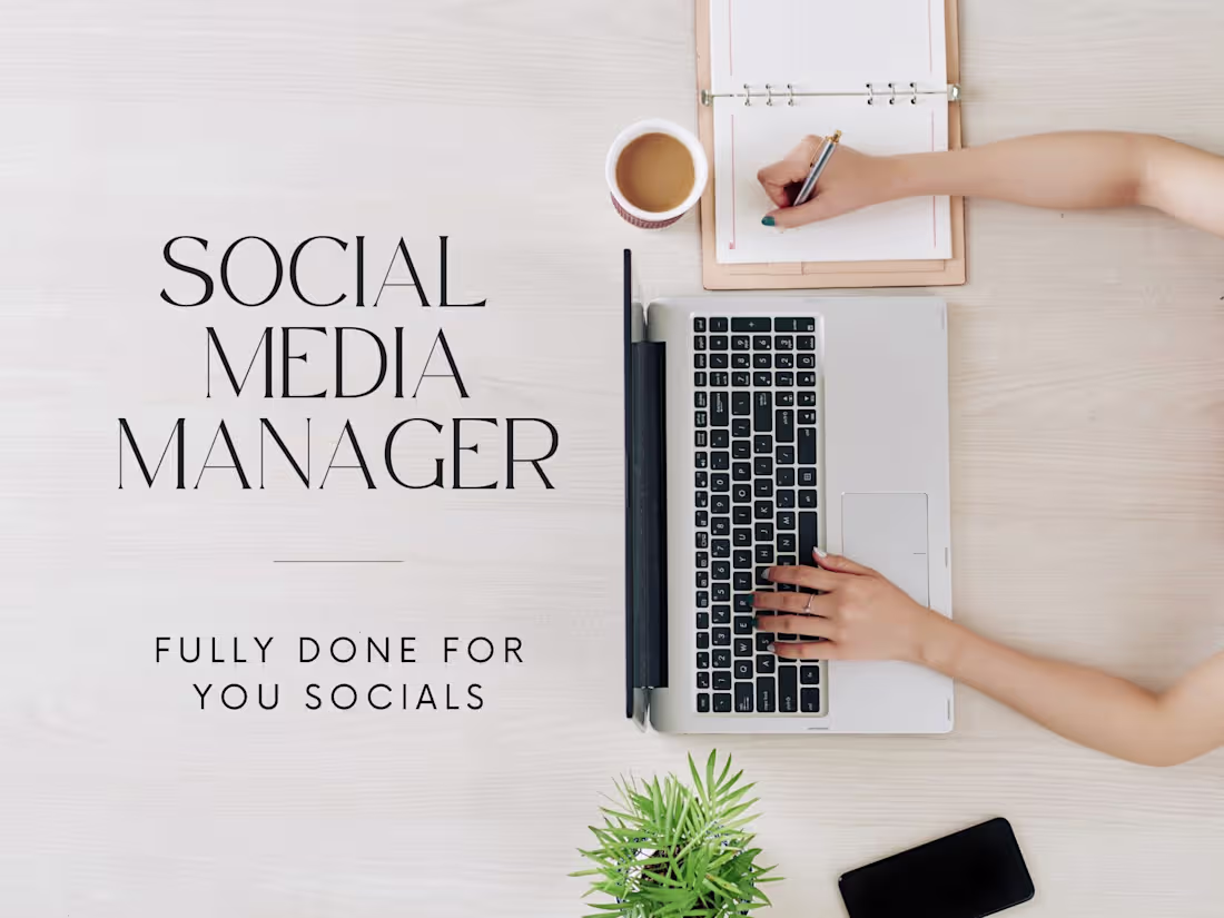 Cover image for Full Service Social Media Management (Instagram, Tik Tok, FB)