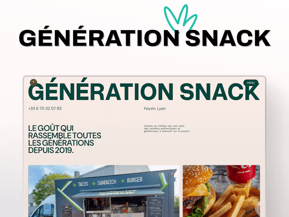 Cover image for 🍔 Génération Snack - Website