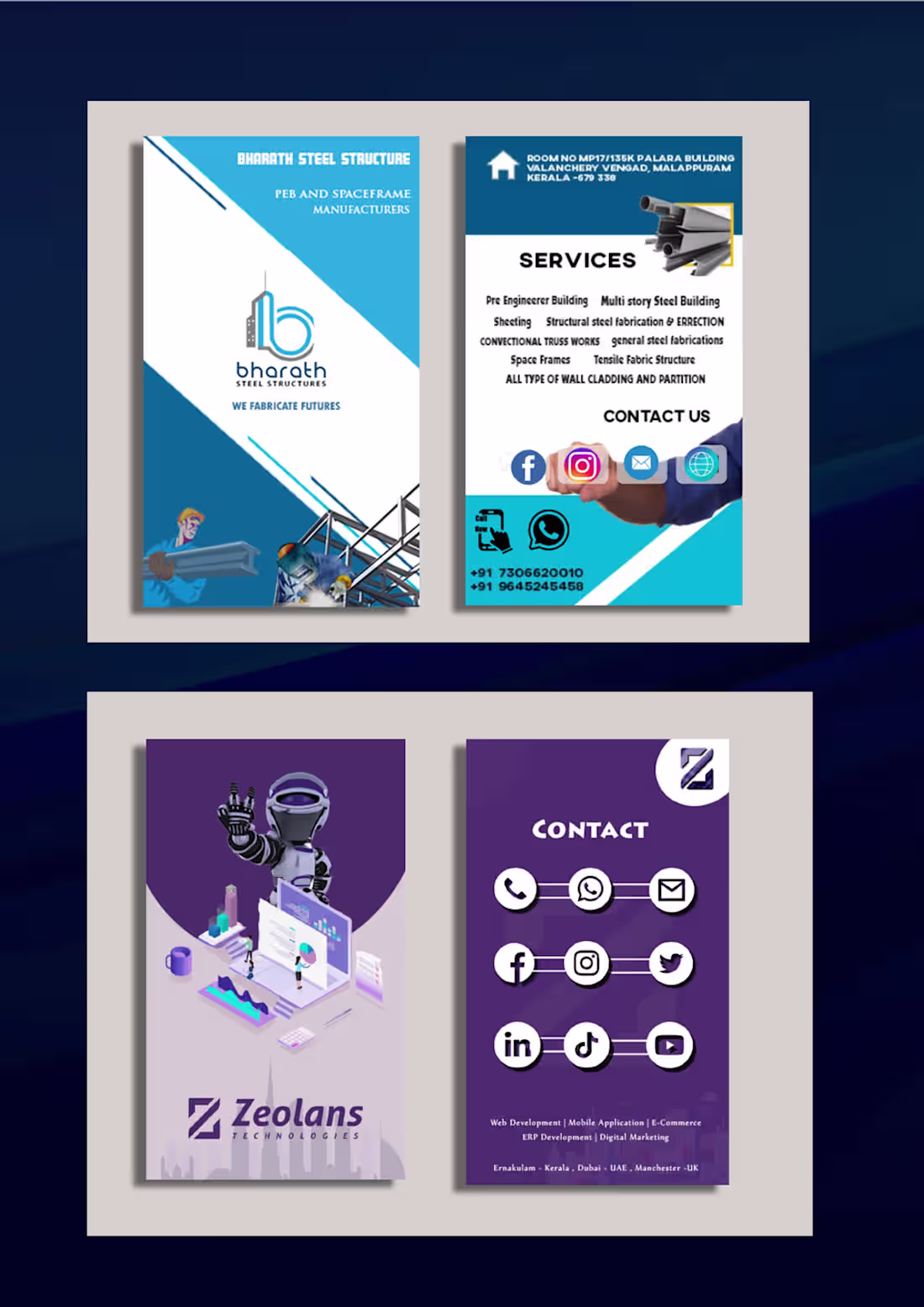 Cover image for Digital card designs for Some of my clients