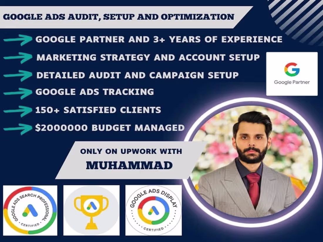Cover image for I will setup, optimize and manage your Google PPC Ads
