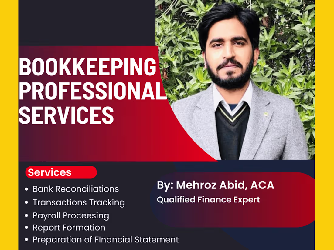 Cover image for Bookkeeping Pro: Let me handle your bookkeeping !
