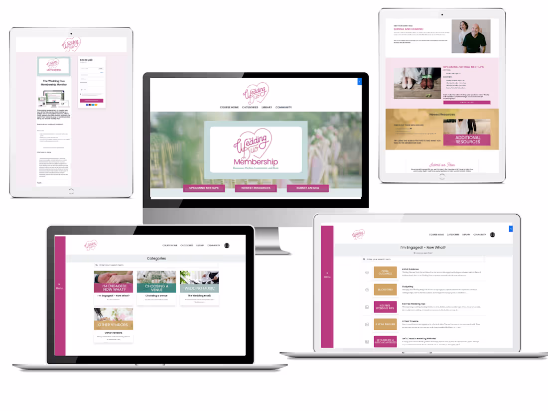 Cover image for The Wedding Duo: Building a Branded Community & Membership