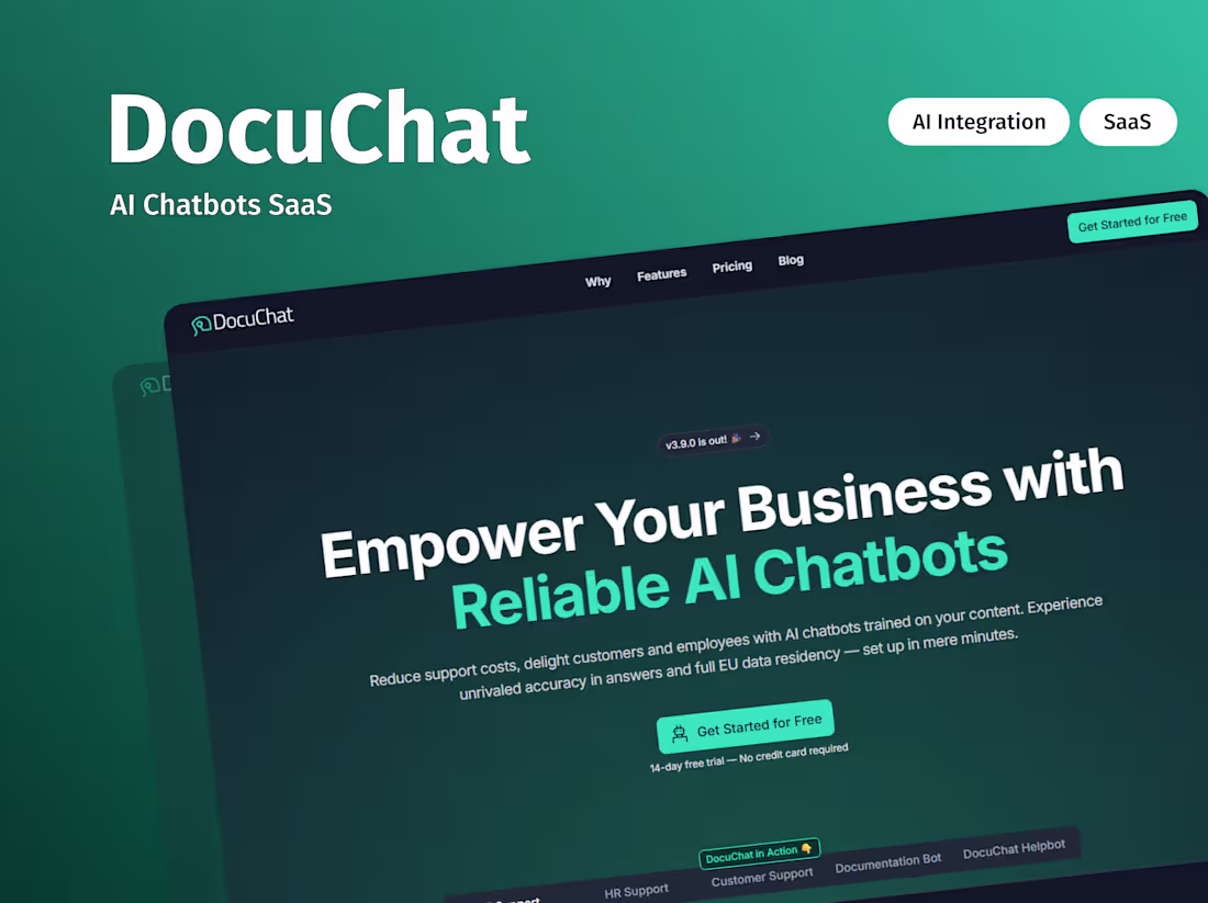Cover image for DocuChat - AI-powered document chatbot