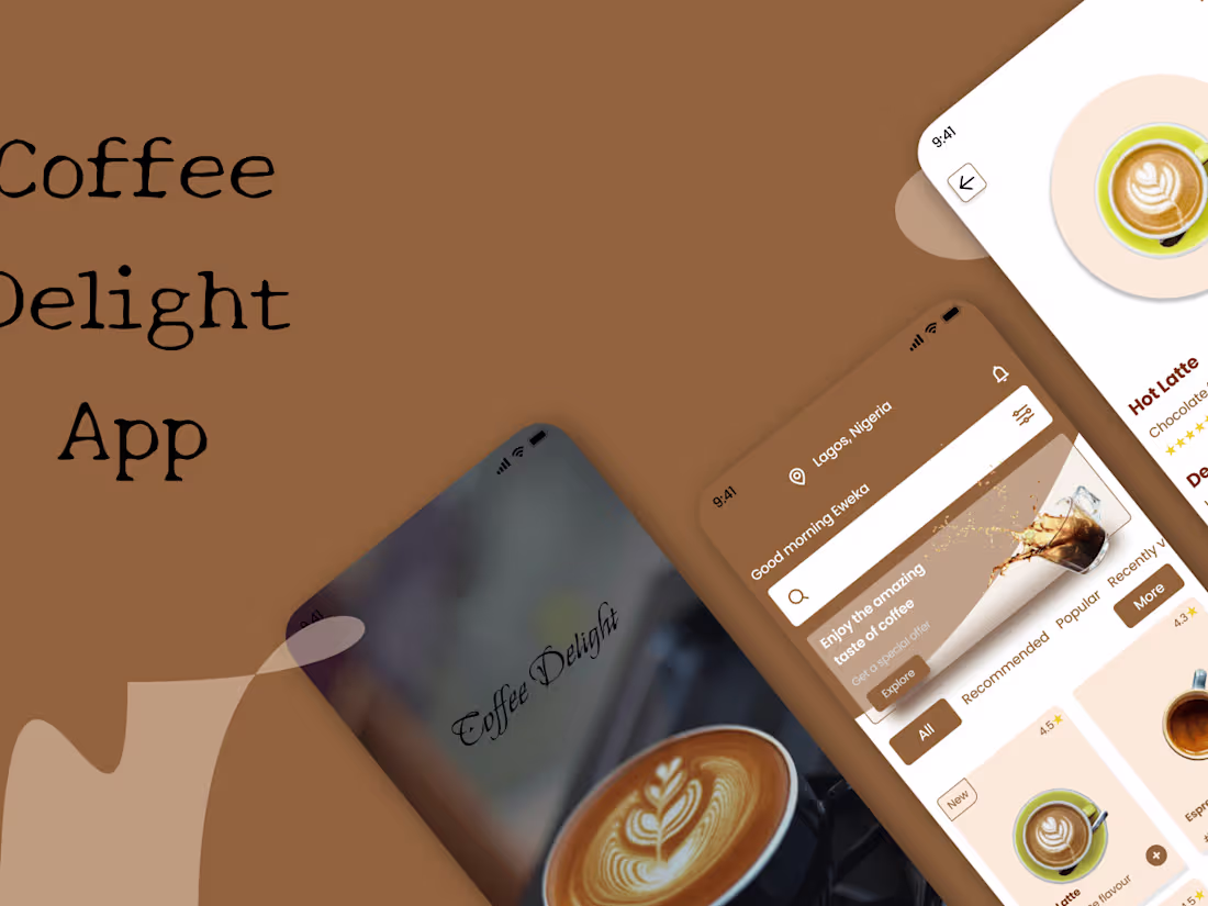 Cover image for Coffee Delight App