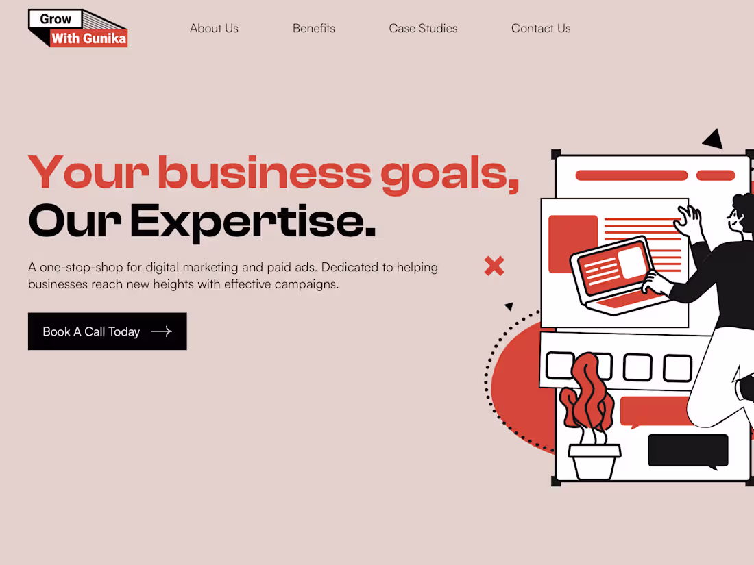 Cover image for Grow With Gunika | Advertising & Creative Design Agency