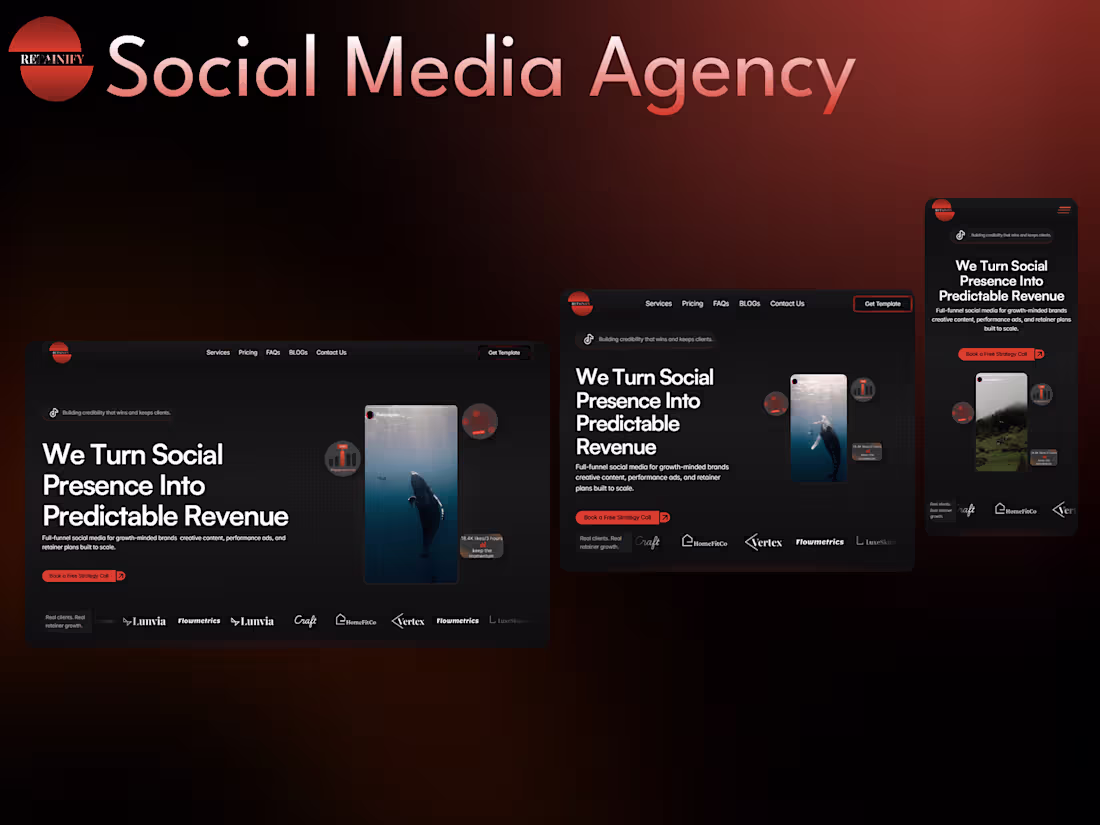 Cover image for A next Framer template, built for creators, agencies and gro...