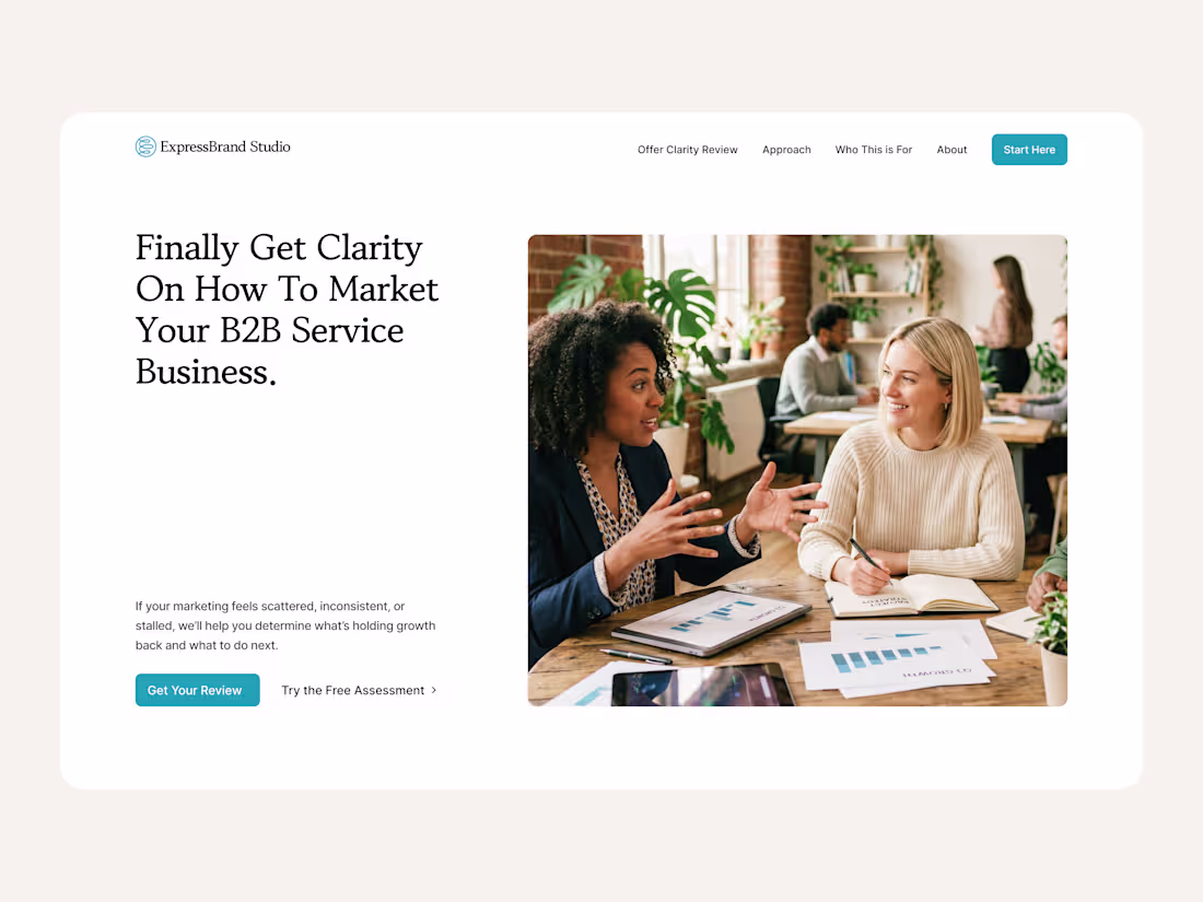 Cover image for New work: ExpressBrand Studio.
What started