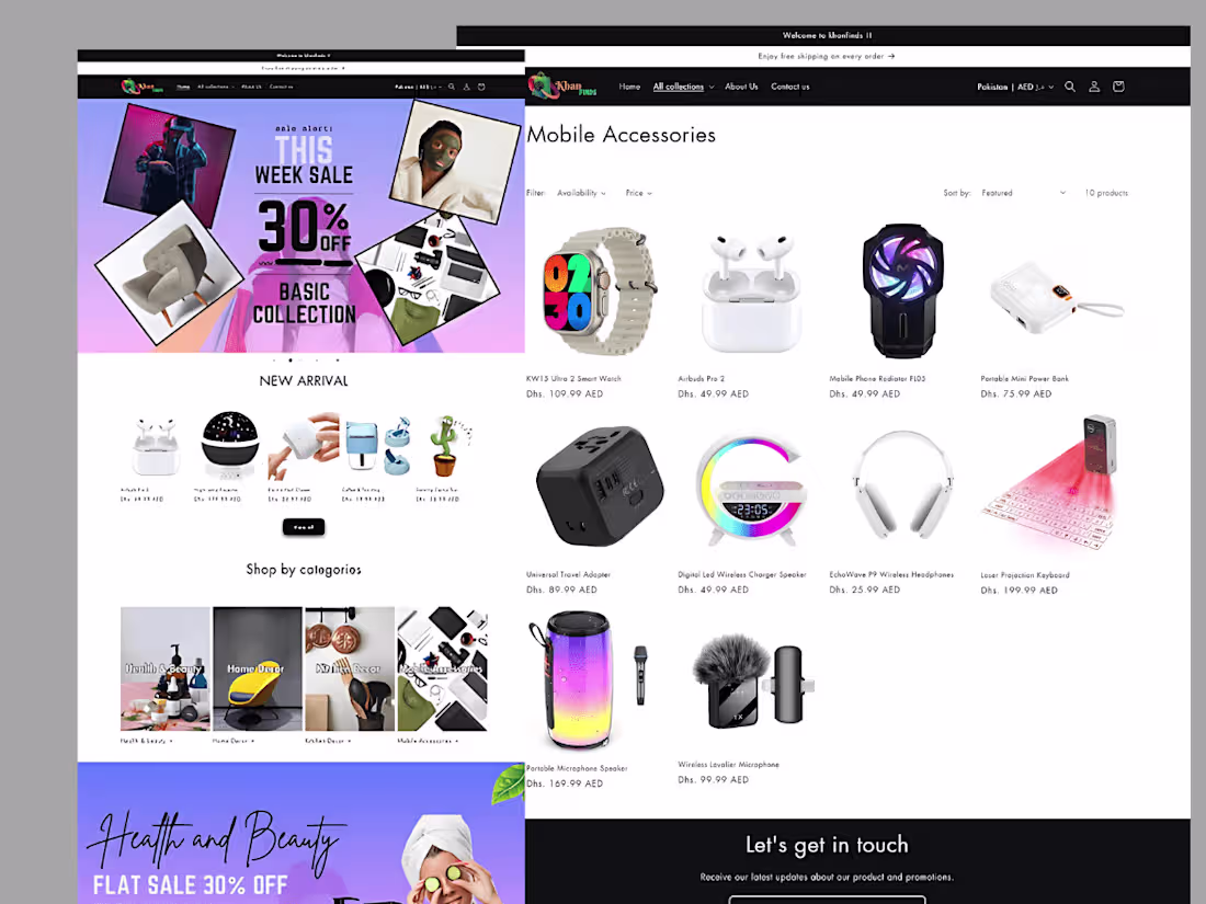 Cover image for Khan Finds Your Source for Health | Shopify Design & Development