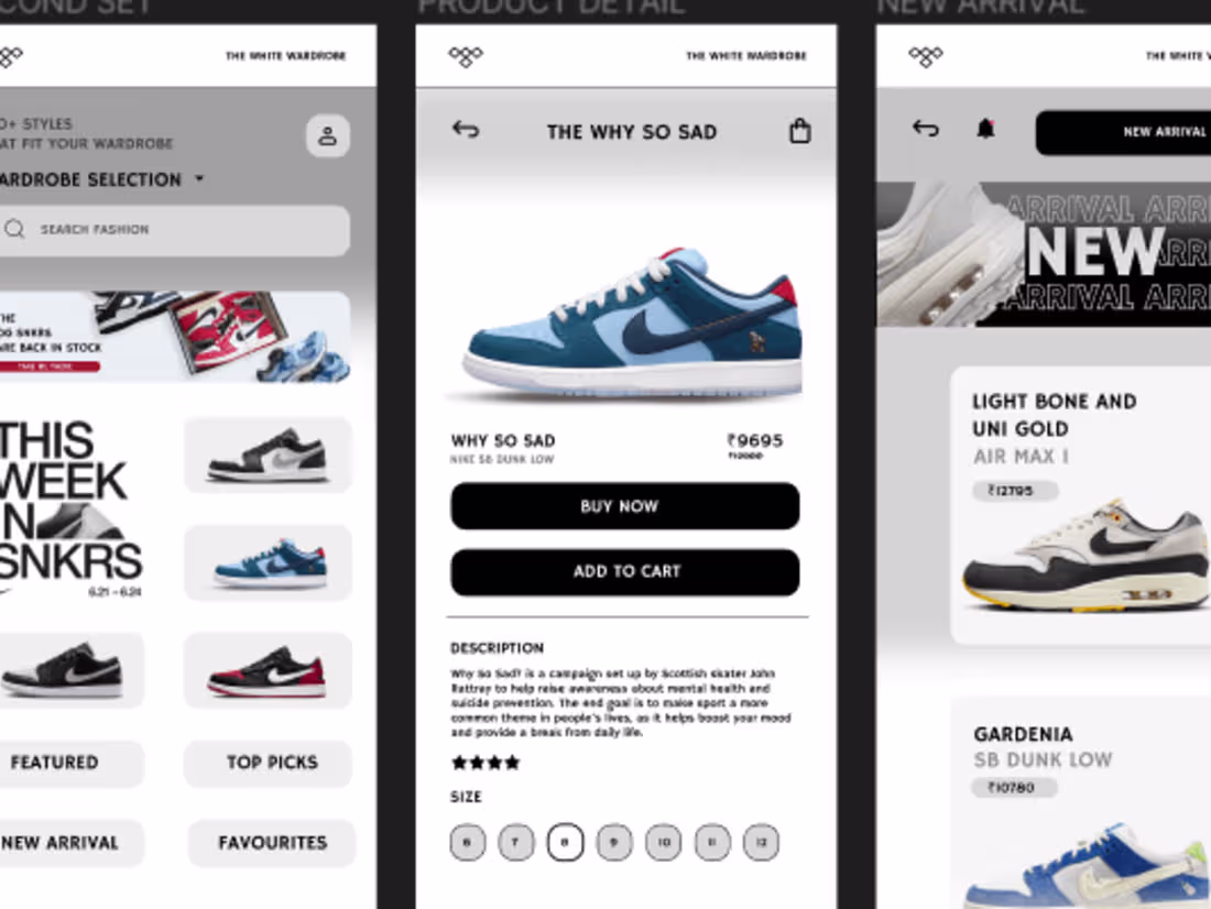 Cover image for PRODUCT BASED E-com UI Design