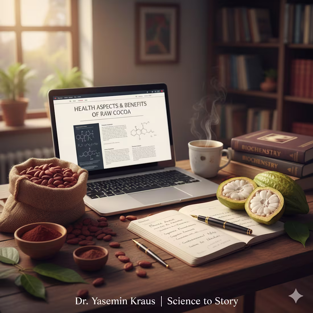 Cover image for From Bean to Benefit: The Scientific Story of Raw Cocoa