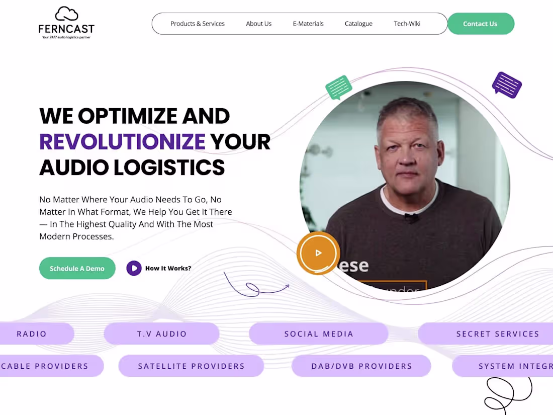 Cover image for Ferncast – Webflow Website Development