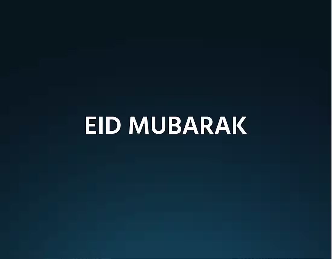 Cover image for Eid Mubarak Crescent Motion
