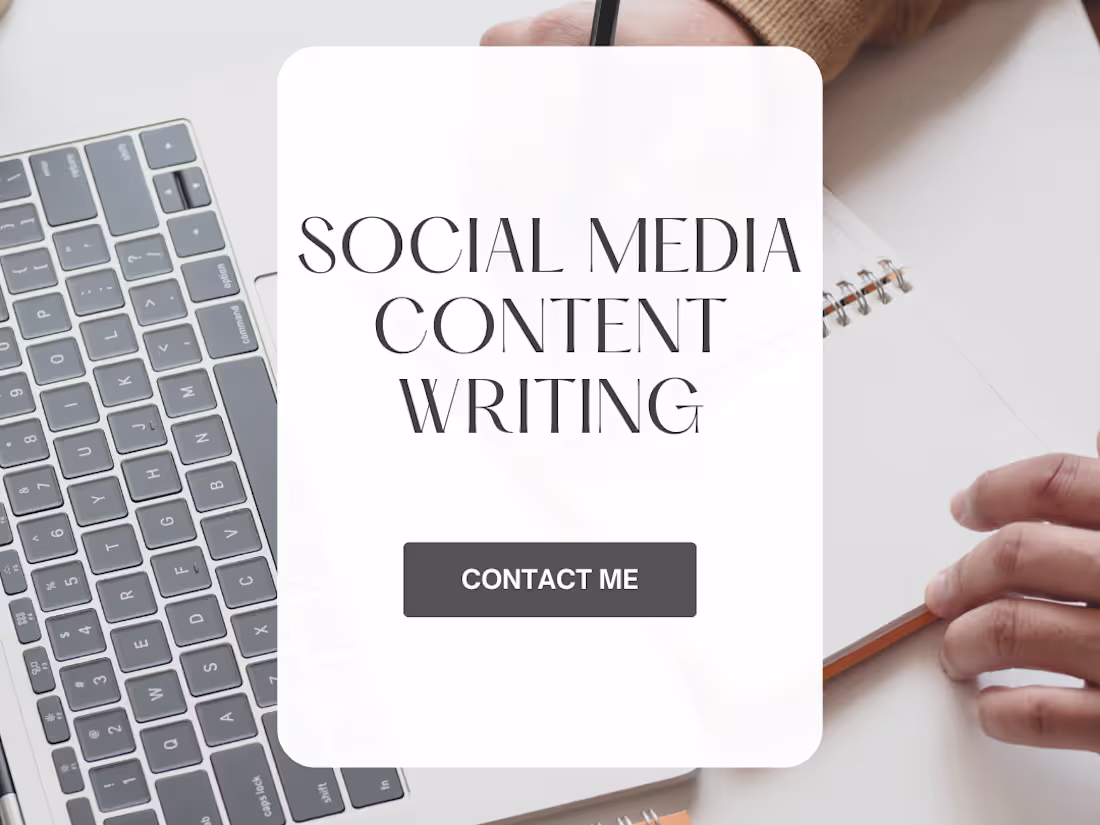 Cover image for Social Media Content Writing (x5)