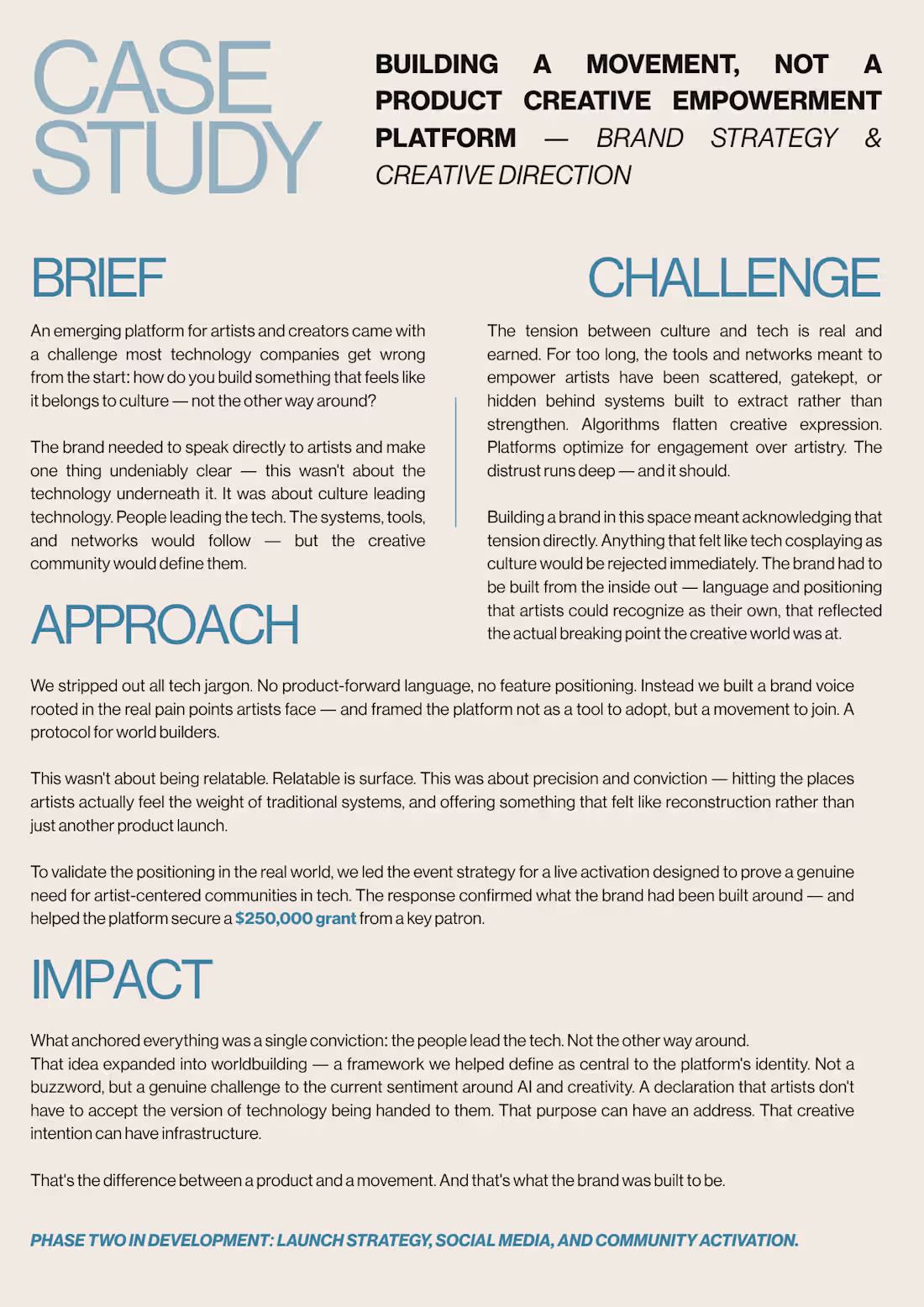 Cover image for TOPIA: Brand Voice, Tone & Content Strategy