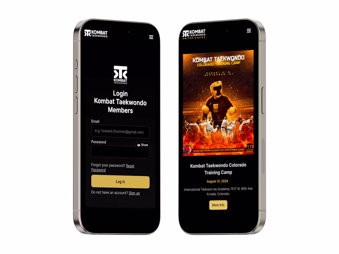 Cover image for Kombat Taekwondo