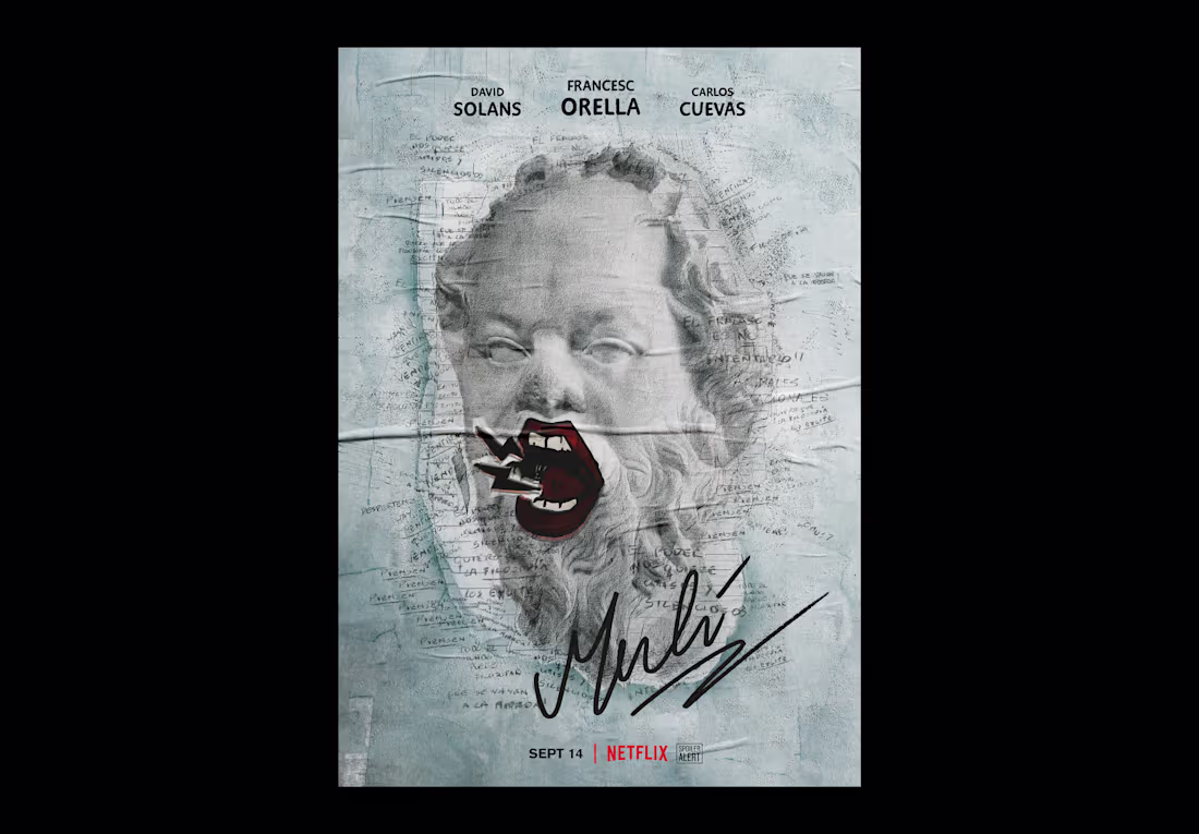 Cover image for Merlí – Mixed Media Tribute Poster