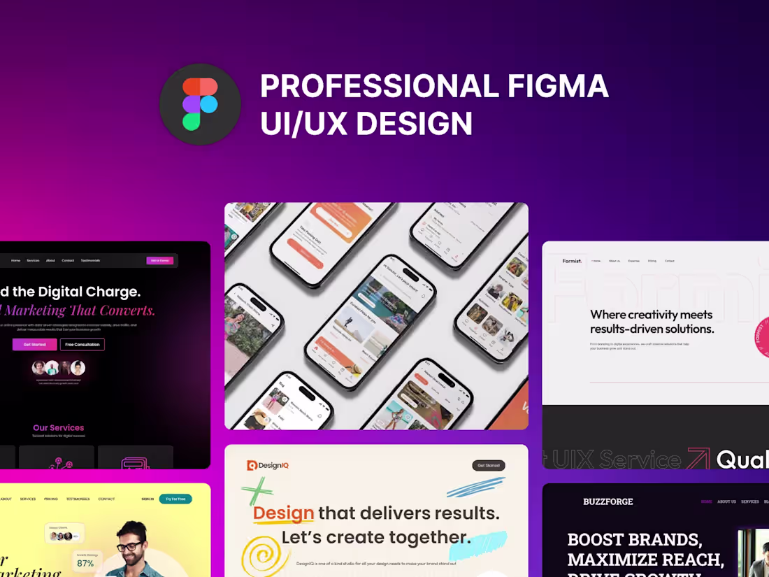 Cover image for Professional Figma UI/UX Design Services