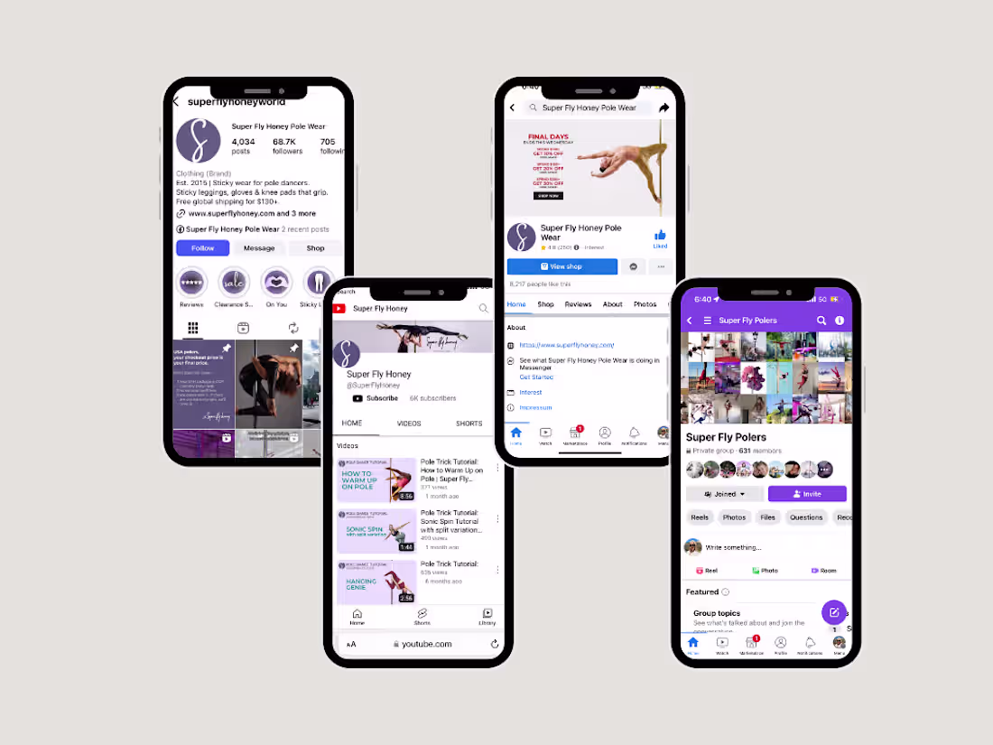 Cover image for Social Media Growth for Polewear Brand