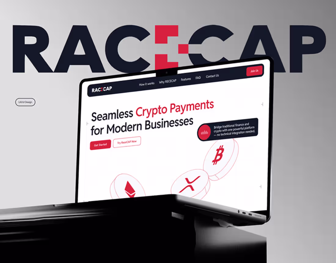 Cover image for RaceCap Website UX/UI Design