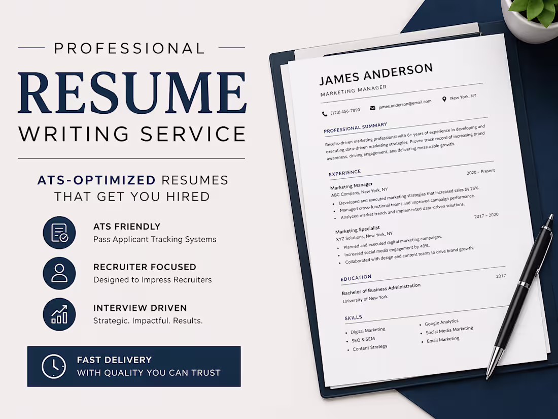 Cover image for I Will Rewrite Your Resume to Land Interviews Fast