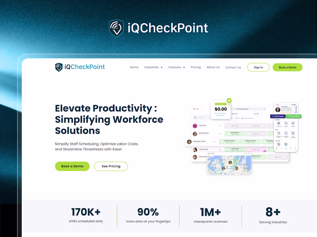 Cover image for iQCheckPoint – Simplifying Workforce Solutions 