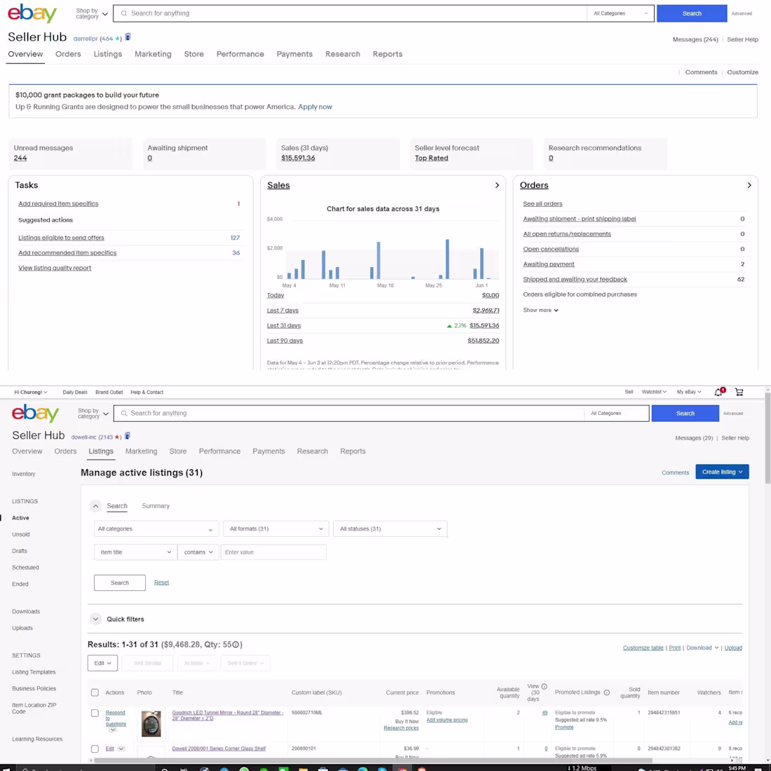 Cover image for eBay Store Management (A to