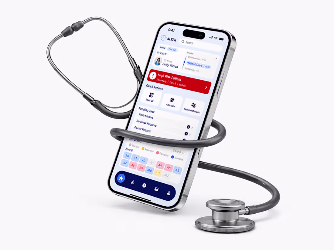 Cover image for ALTER — Healthcare UI/UX - Begum Saritepe