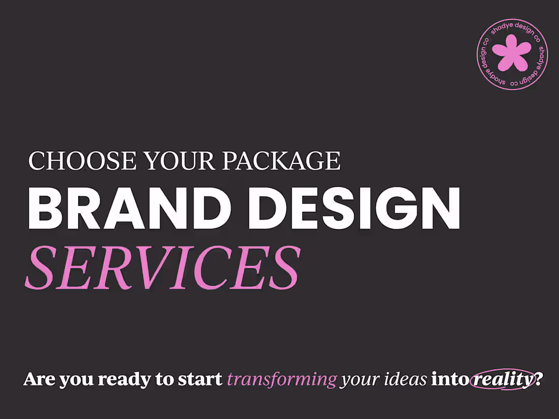Cover image for Brand Design Services - Choose Your Package 🌟