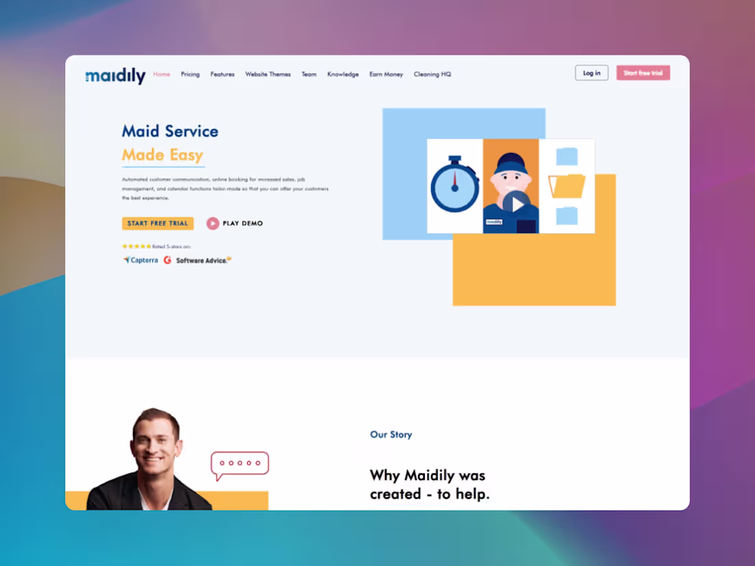 Cover image for Top Rated Cleaning Business Scheduling Software | Maidily