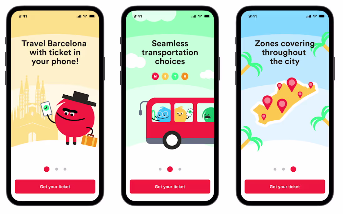 Cover image for Digital tickets for TMB, Barcelona's public transport system  