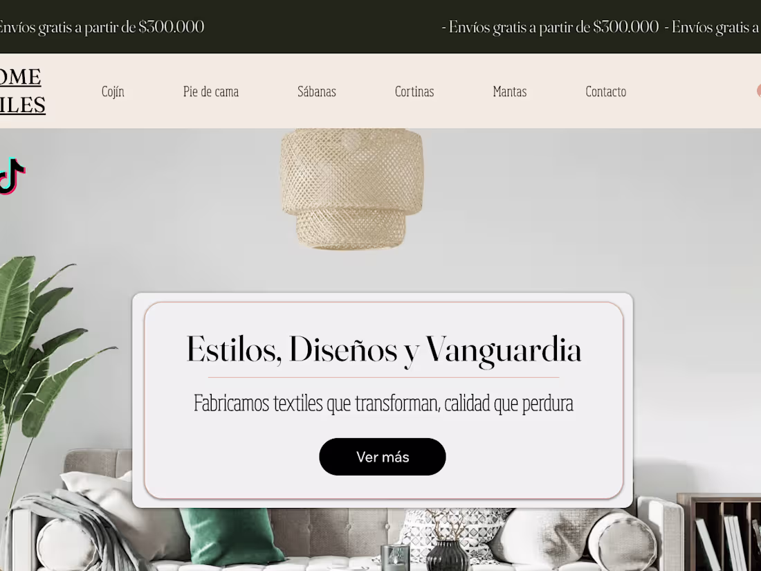 Cover image for Sg Home Textiles S.A.S. | Textiles | Ecommerce