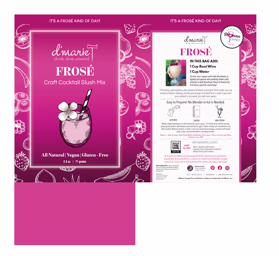 Cover image for High-Impact Packaging Design for Frosé