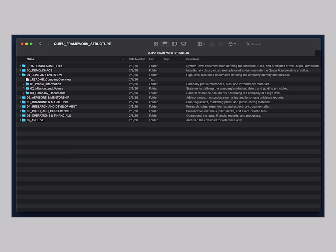 Cover image for Operational file organization system developed