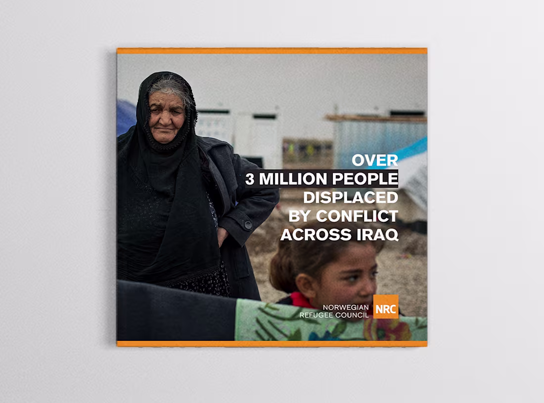 Cover image for Layout design for NRC report. The Norwegian Refugee Council ...