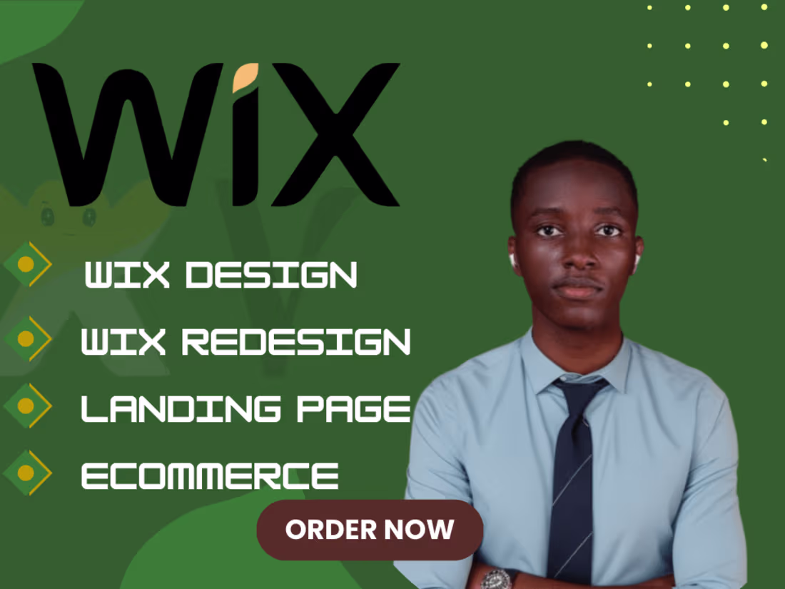 Cover image for I will design professional wix e-commerce website.