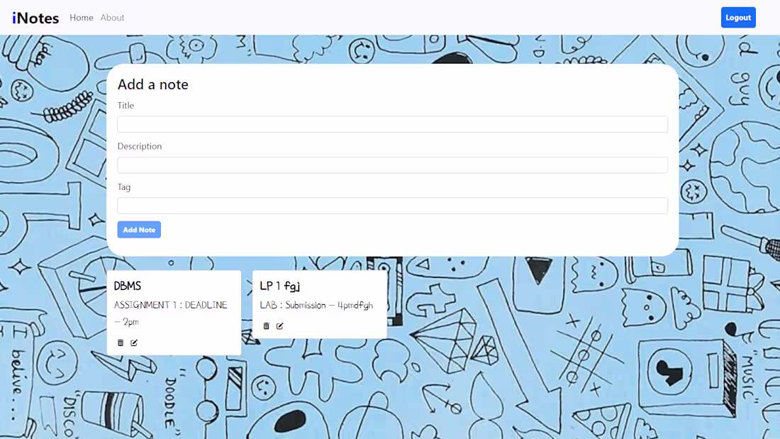 Cover image for INotes