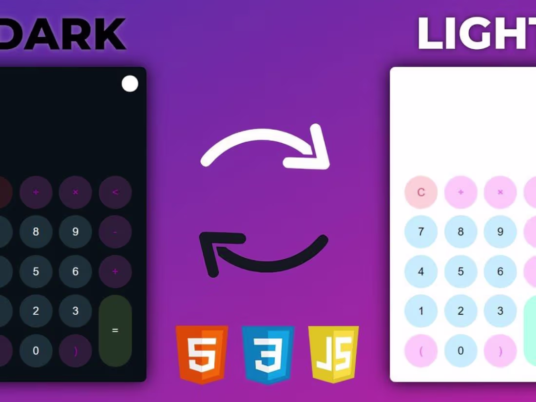 Cover image for calculator-with-both-light-and-dark-themes