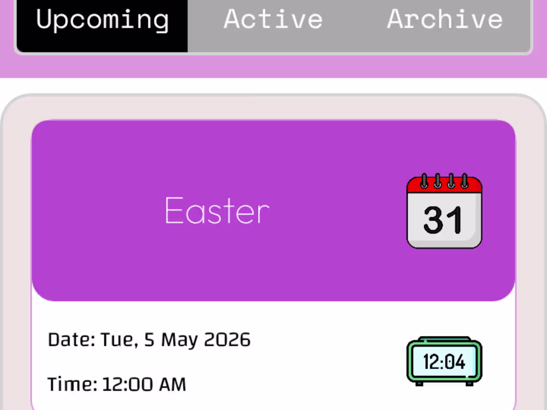 Cover image for Countdown App in React Native: Track Upcoming Events Seamlessly