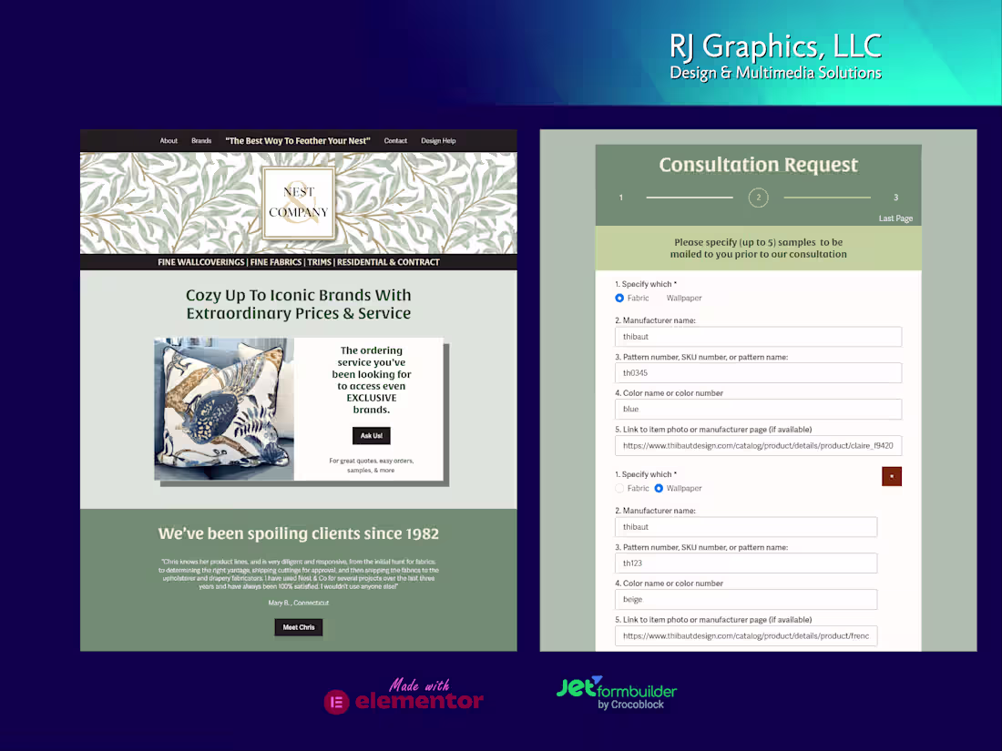 Cover image for Shop Nest & Co Website